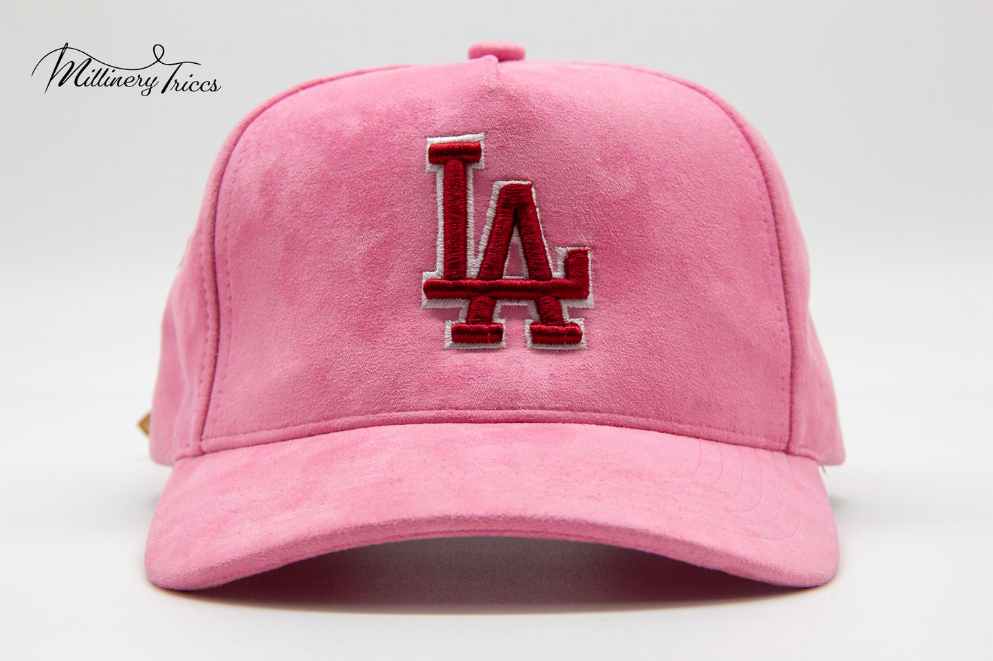 Pink Suede LA Cherry Blossom Hat