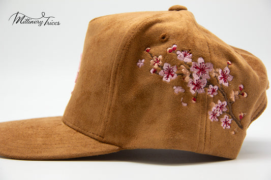 Copper Suede LA Cherry Blossom Hat
