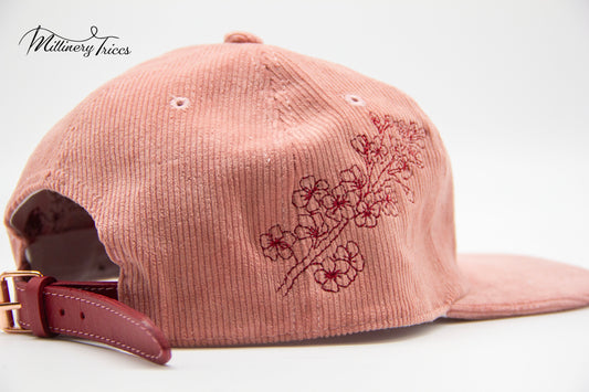 Pink Cord LA Cherry Blossom Hat