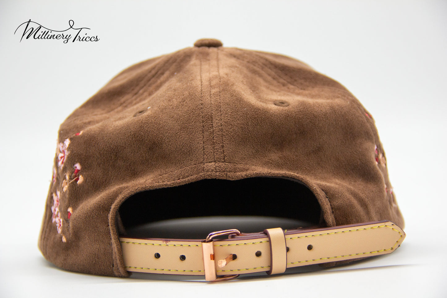 Chocolate Suede LA Cherry Blossom Hat