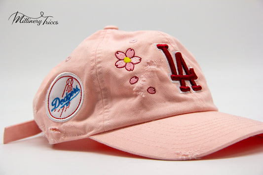 Blush Pink LA Refined Sakura Hat (HK inspired)