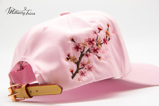 Soft Pink Twill LA Cherry Blossom Hat