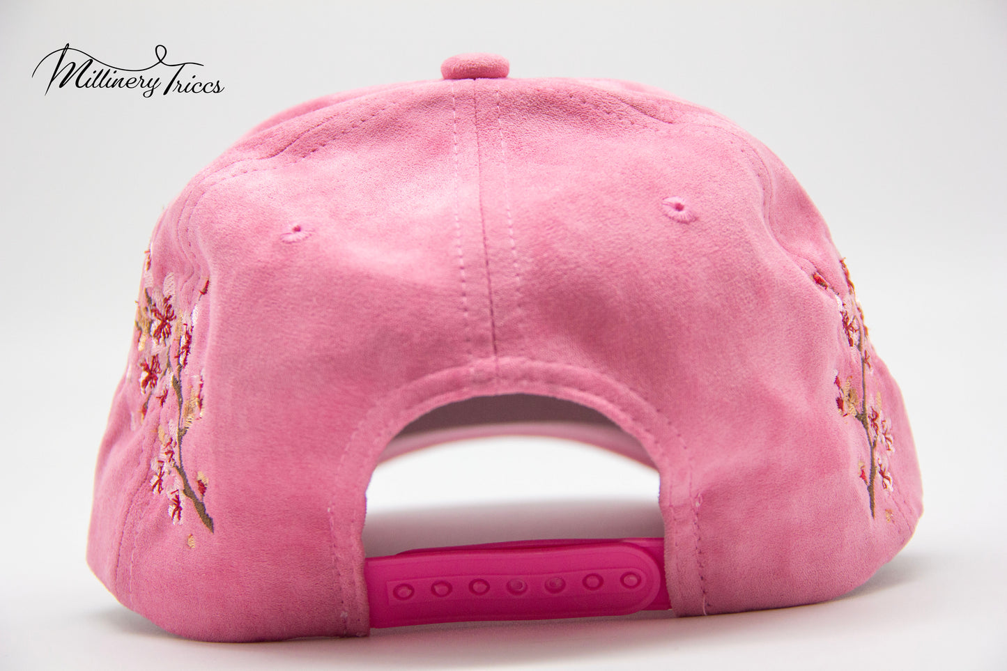 Pink Suede LA Cherry Blossom Hat