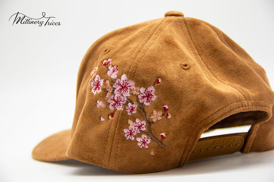 Copper Suede LA Cherry Blossom Hat