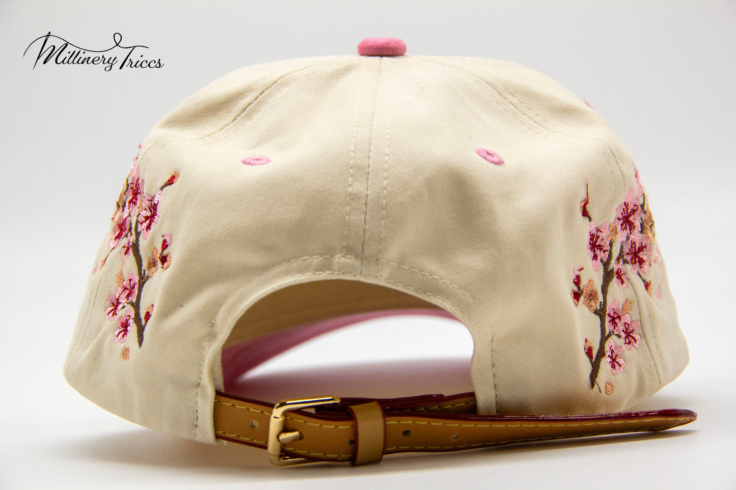 Khaki Twill LA Cherry Blossom Hat