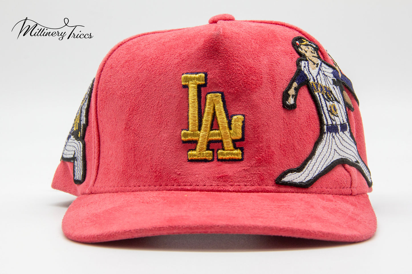 Pink Suede LA Perfect Pitch Hat