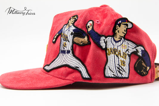 Pink Suede LA Perfect Pitch Hat