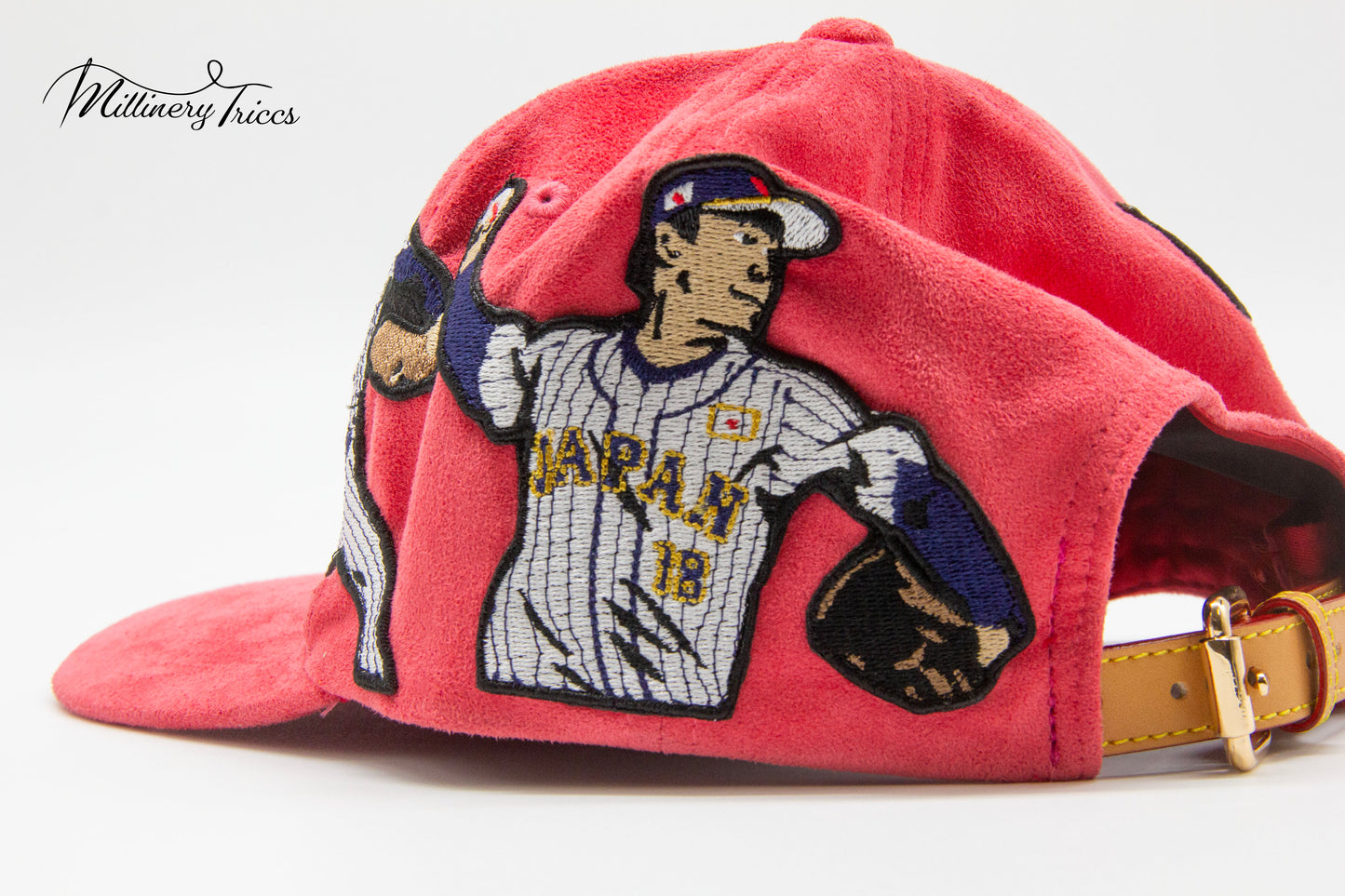 Pink Suede LA Perfect Pitch Hat