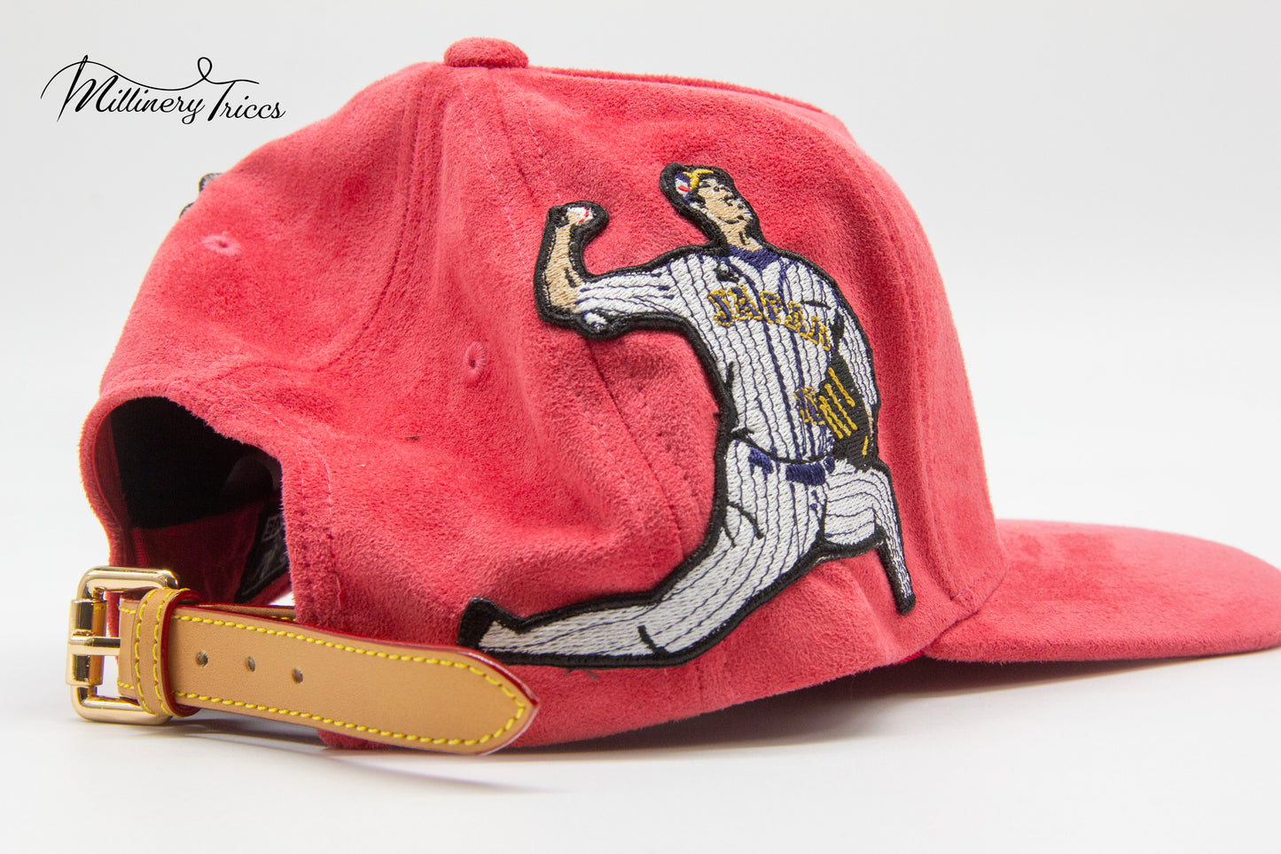 Pink Suede LA Perfect Pitch Hat
