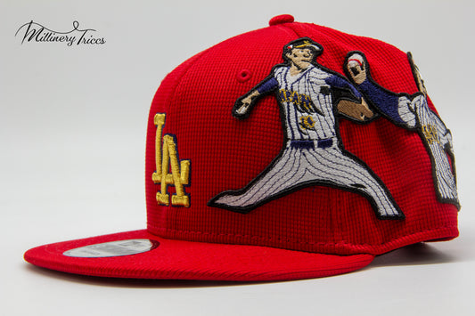 Red New Era LA Perfect Pitch Hat