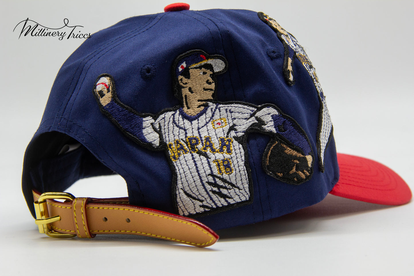 Two-Tone LA Perfect Pitch Hat (Leather Strap)