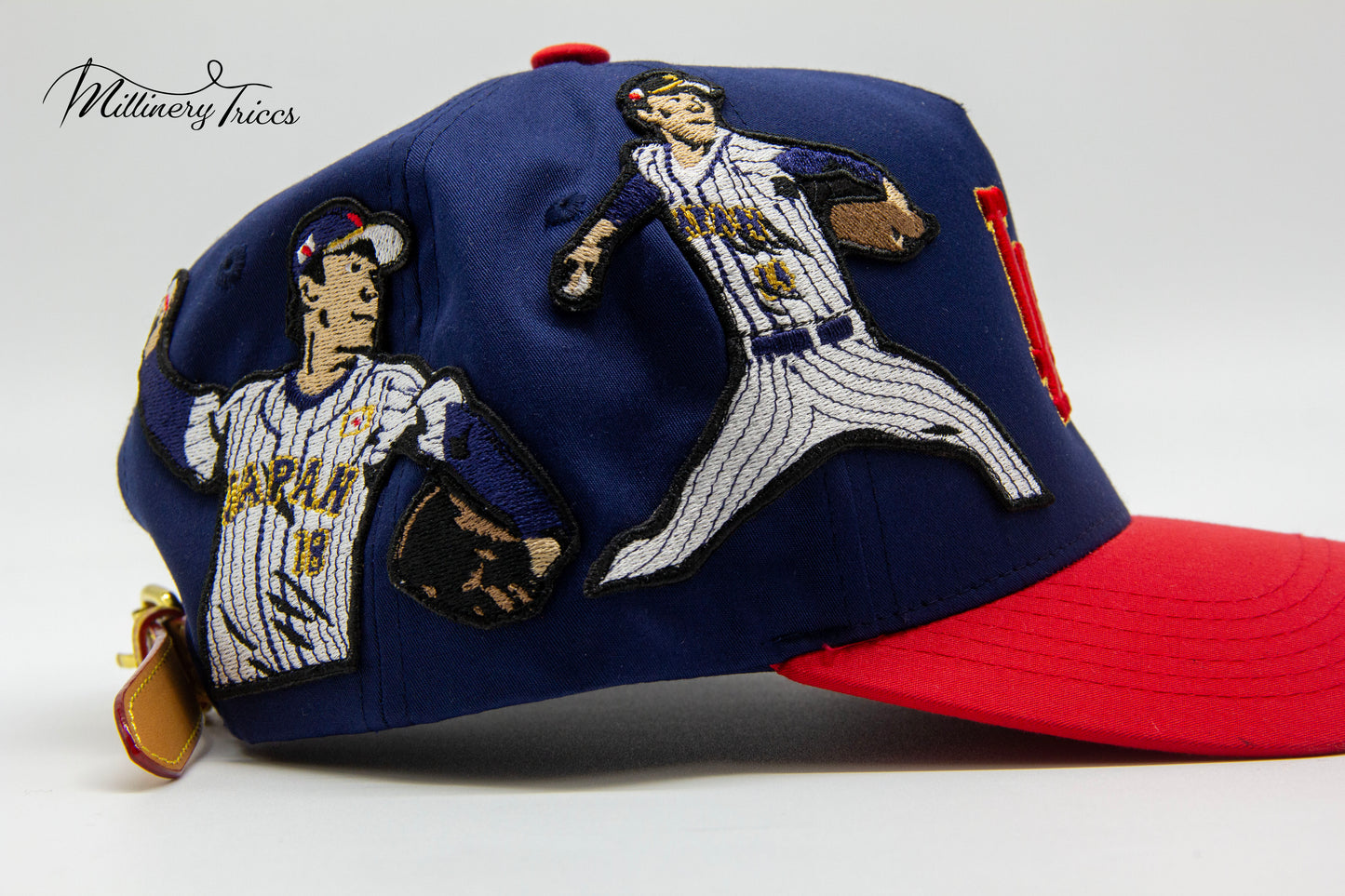 Two-Tone LA Perfect Pitch Hat (Leather Strap)