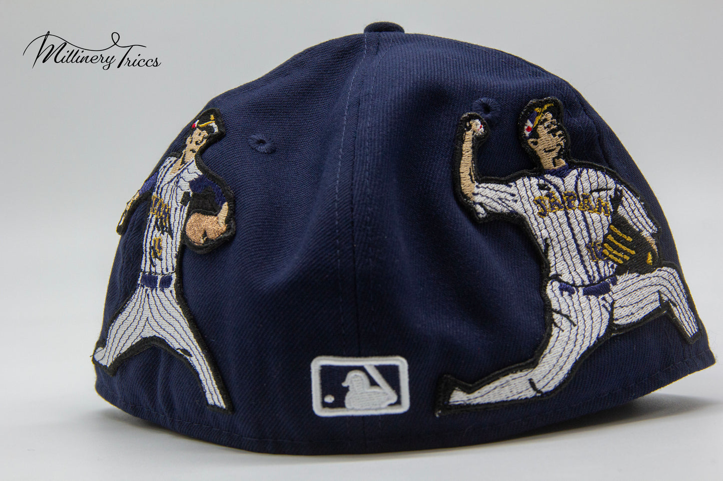 Navy New Era LA Perfect Pitch Fitted Hat
