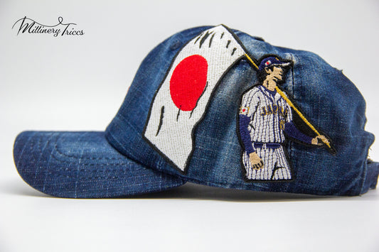 Denim LA Shohei Oversize Logo Hat