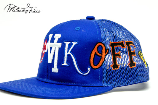 Royal Blue Trucker LA Walk-Off Homer Hat