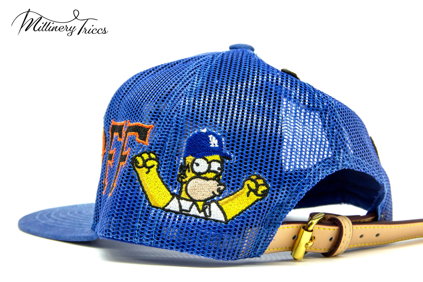 Cobalt Blue Trucker LA Walk-Off Homer Hat
