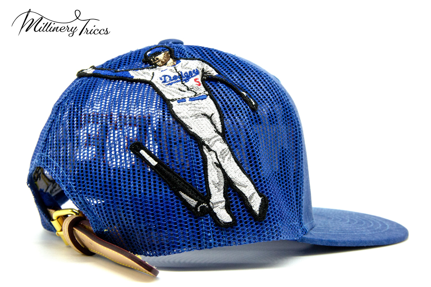 Cobalt Blue Trucker LA Walk-Off Homer Hat