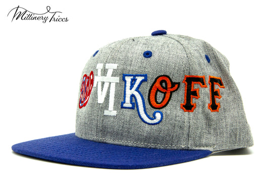 2 Tone Gray LA Walk-Off Homer Hat