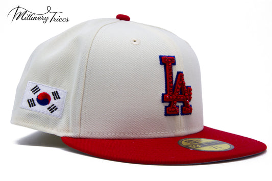 K-Town to LA Red Fitted Hat