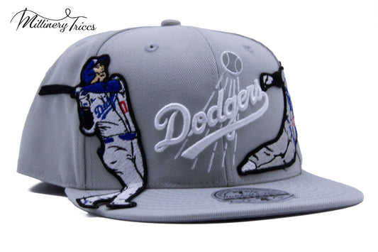 Outta Here Ohtani Gray Fitted Hat