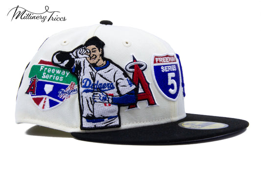 Fwy Series Anaheim to LA fitted hat