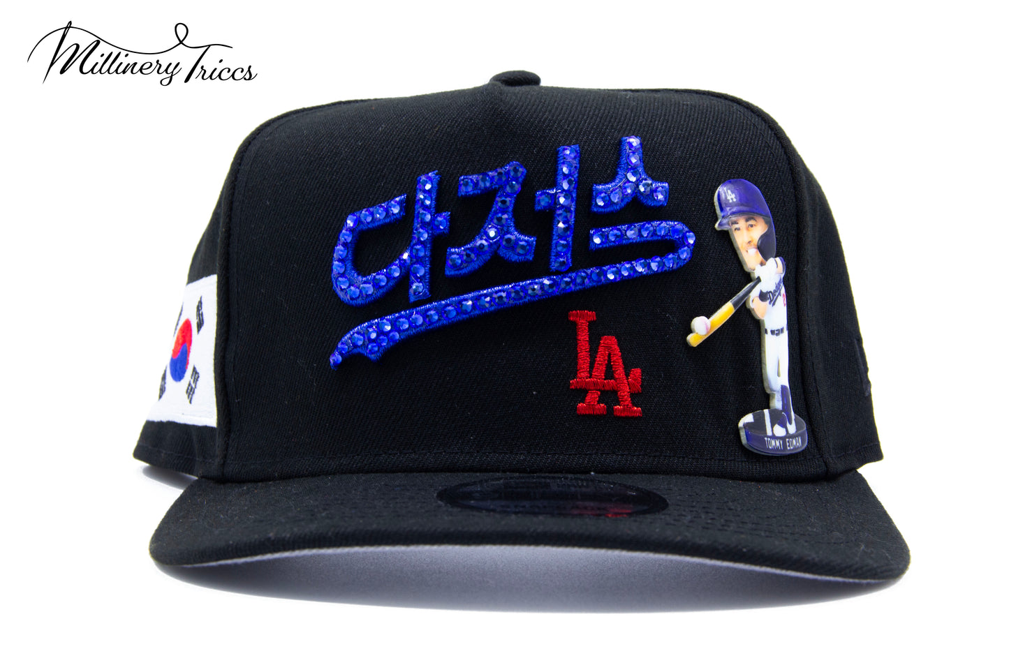 K-Town to LA Black Snapback Hat