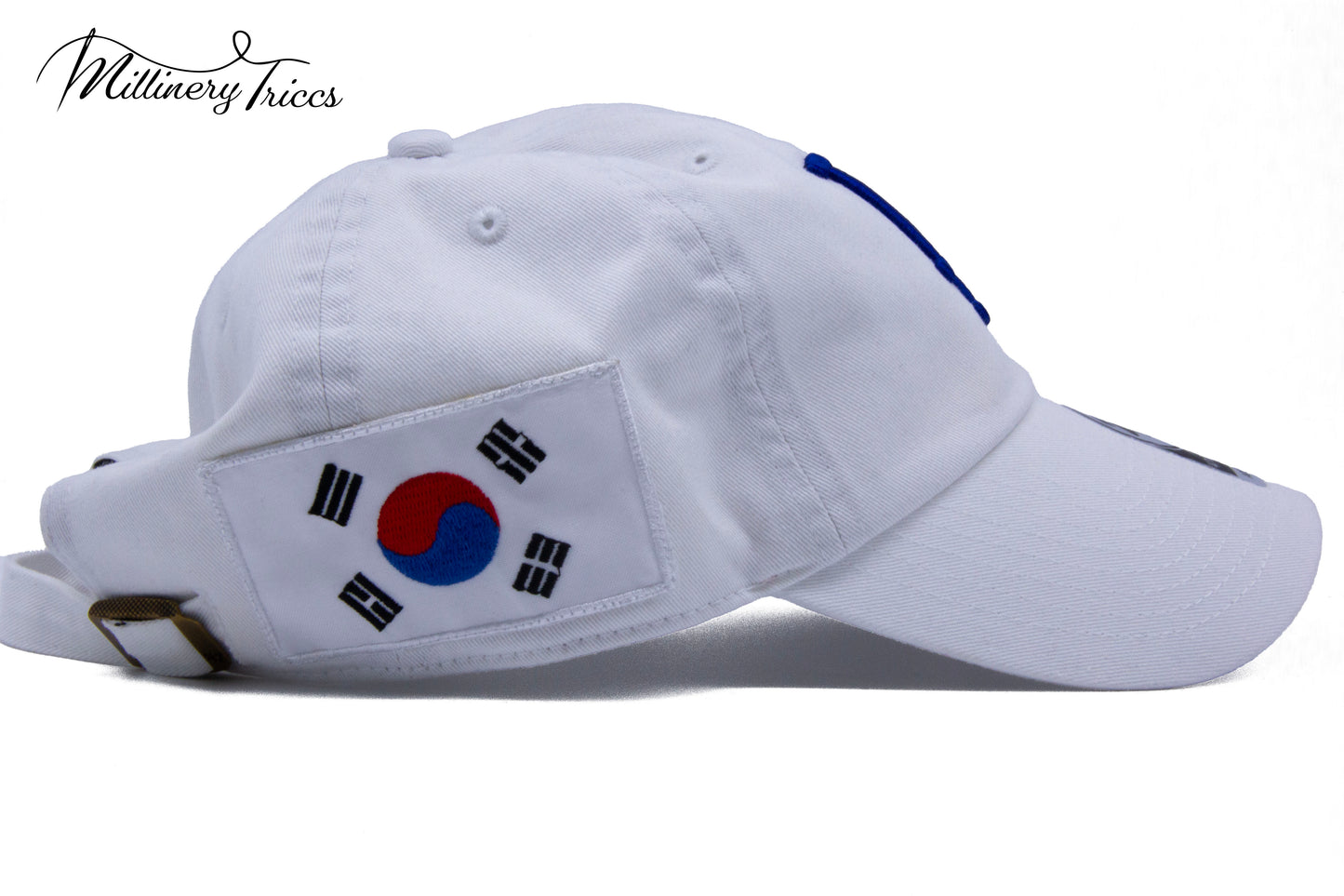 T Tank Celi White LA Dad Hat