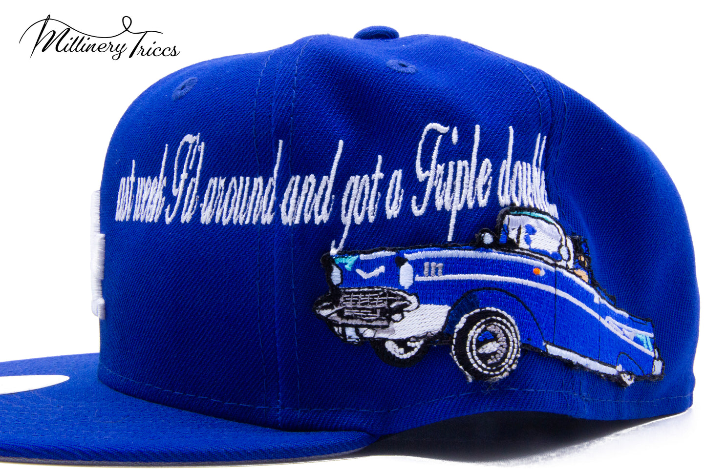 Last Week F’d Around New School Blue Snapback Hat