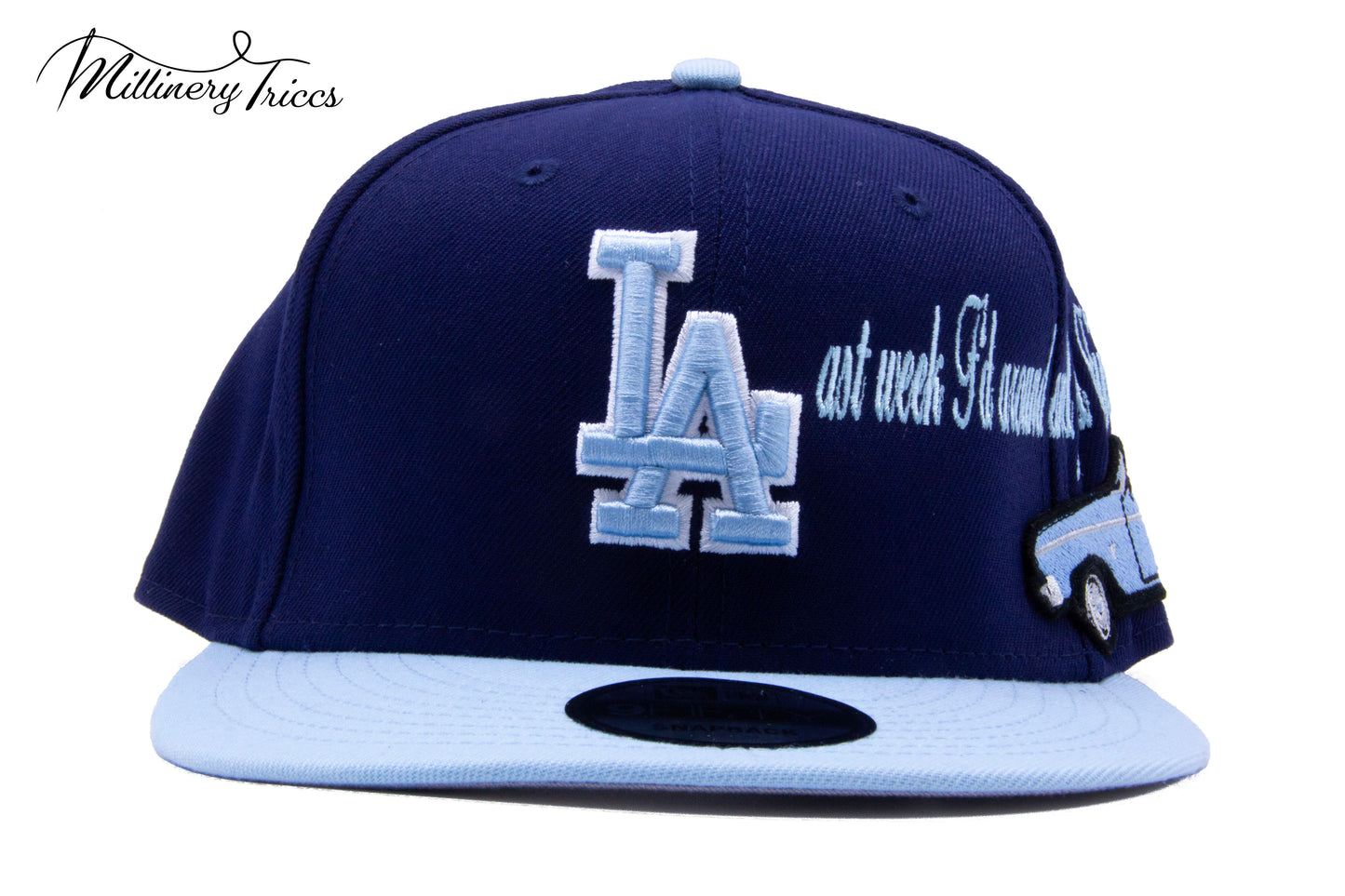 Last Week F’d Around Old School Powder Blue Fitted Hat