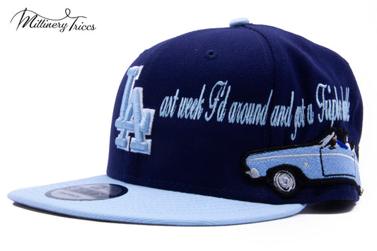 Last Week F’d Around Old School Powder Blue Fitted Hat