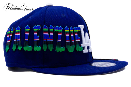 El Torro Mexican Blanket Blue LA Snapback Hat