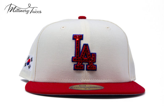 K-Town to LA Red Fitted Hat