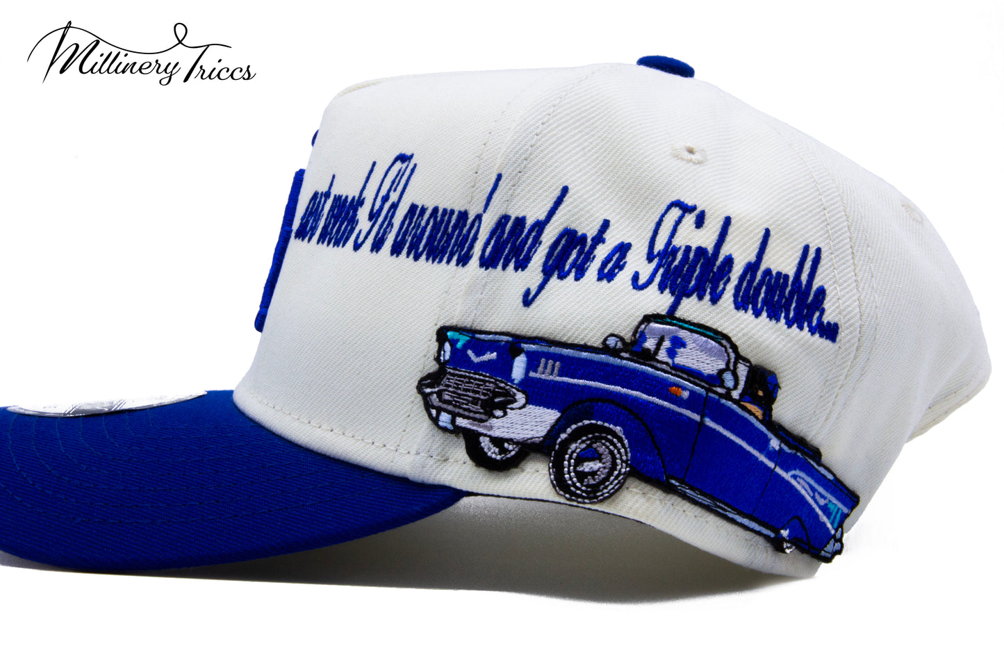 Last Week F’d Around New School 2 Tone Blue A-Frame Hat