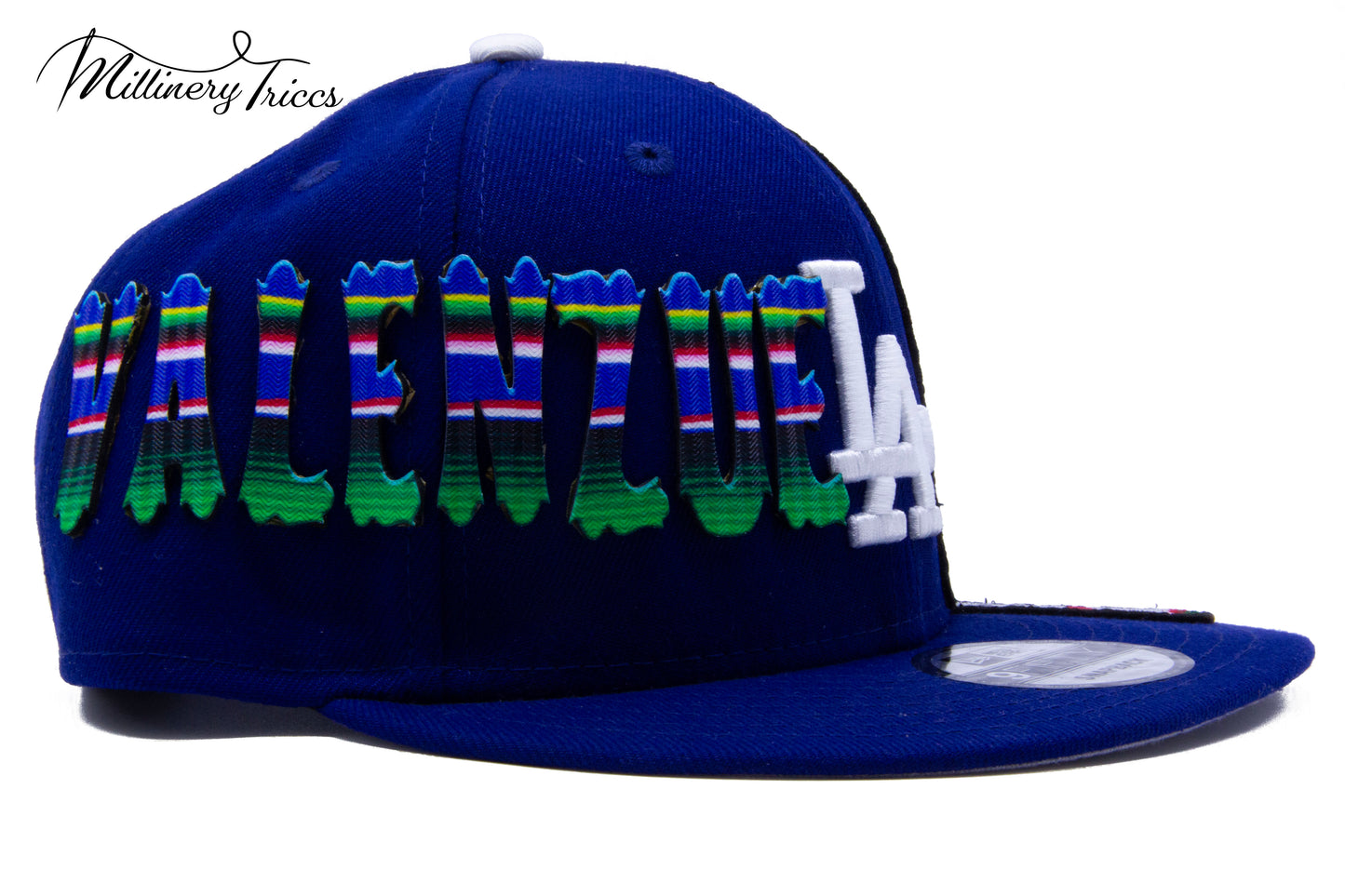 El Torro Mexican Blanket Blue LA Snapback Hat