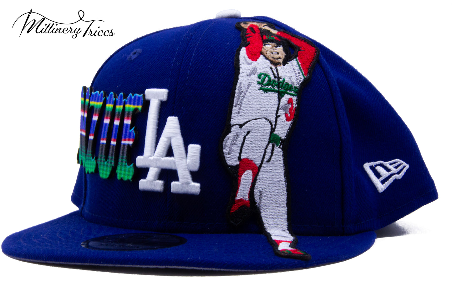 El Torro Mexican Blanket Blue LA Snapback Hat
