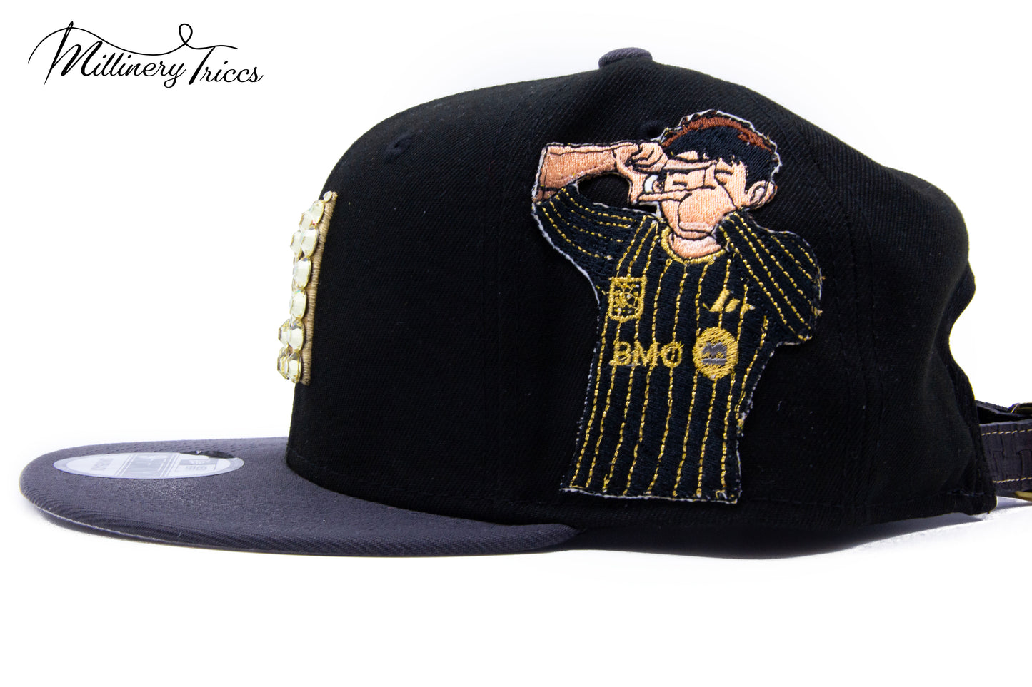LAFC Black & Gold Strapback Hat